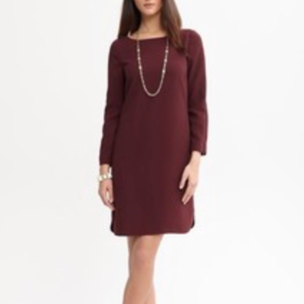 Banana Republic cranberry dress